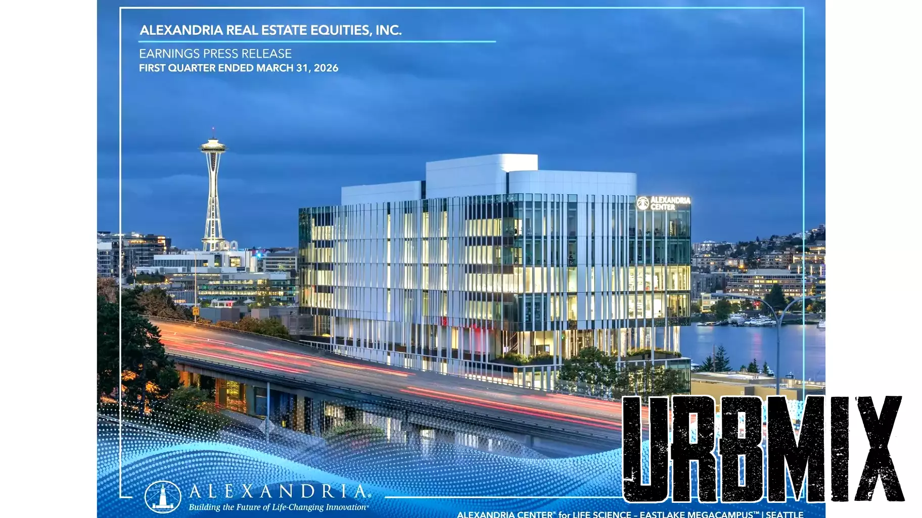 Alexandria Real Estate Equities Posts 1Q26 Results: Net Income of $2.10 Per Share, Adjusted FFO of $1.73 Per Share