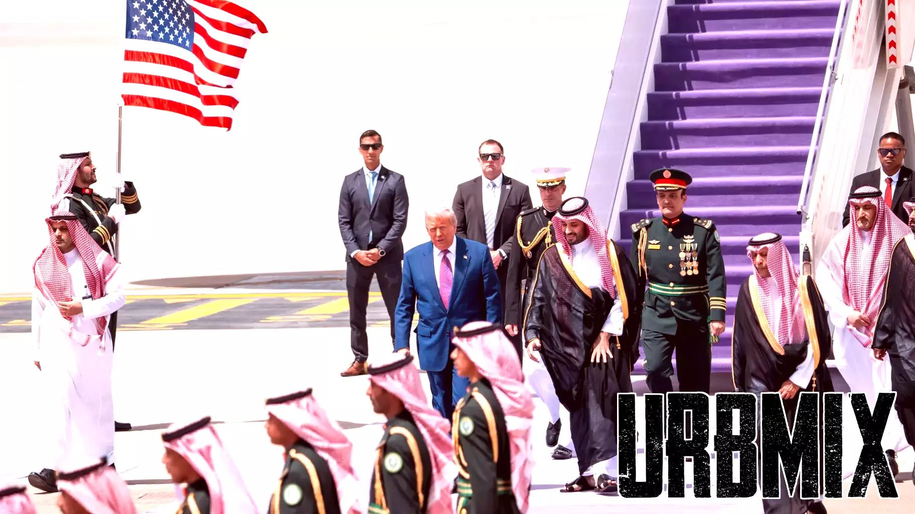 Saudi Crown Prince Rolls Out the Red Carpet for President Trump