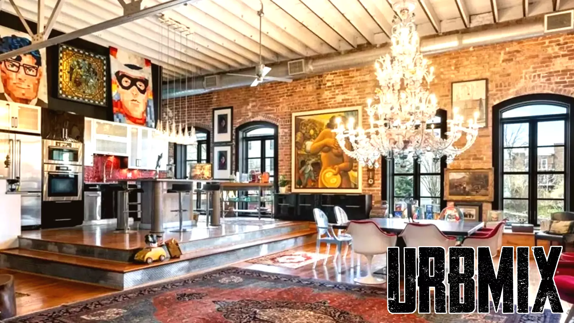 Unique Four-Story Live-In Artist Studio Hits the Market