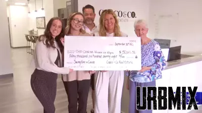 Generous Donation to Cancer House of Hope from Local Real Estate Firm