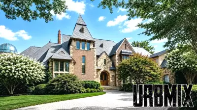 'Magnificent' $7.2 Million Stone Manor With 2-Story Library Is Like Something Out of 'Beauty and the Beast'