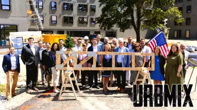 Major Milestone Reached with Topping-Off of New Residence Halls at Merrimack College